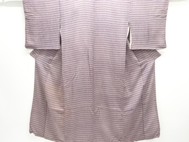 アンティーク　縮緬抽象模様着物